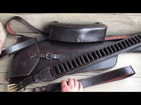 Видео: Чехол для ружья ручной работы