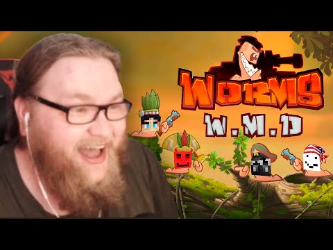 Видео: Угарные Червяки с МАЙНШИЛДОВЦАМИ! | Worms W.M.D