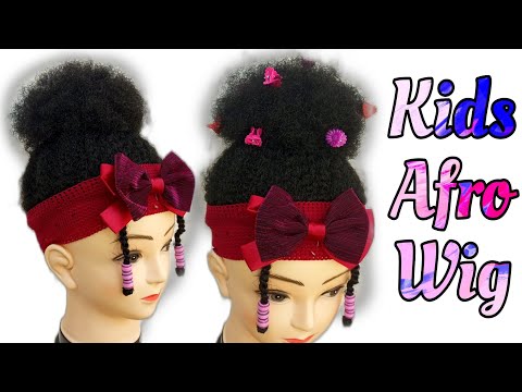 Видео: КАК СДЕЛАТЬ ЛЕГКИЙ АФРО-ПАРИК-ОБОДКУ ДЛЯ ДЕТЕЙ