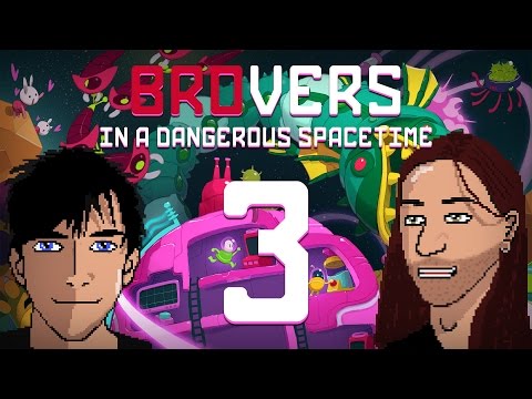 Видео: BROvers in a Dangerous Spacetime [Co-op] Прохождение - Серия №3: "Кто сидит на щитах?!"