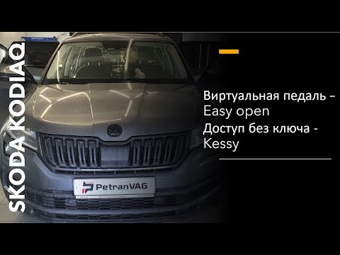 Видео: Skoda Kodiaq TDI, виртуальная педаль Easy Open и Kessy
