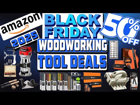 Видео: 20 предложений Amazon на деревообрабатывающие инструменты в Черную пятницу 2025 года — скидка 50%
