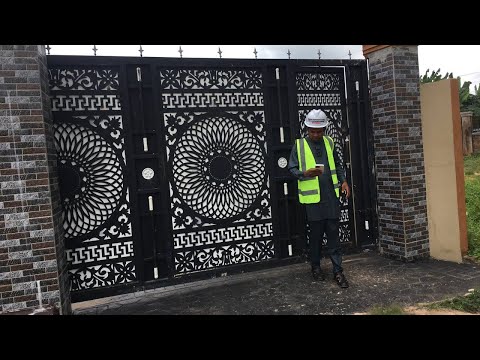 Видео: Цена на лазерную резку рулонных ворот, ограждений и защитных конструкций в штате Лагос, юго-запад...