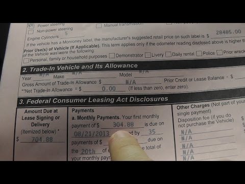 Видео: Всё о лизинге автомобиля в США