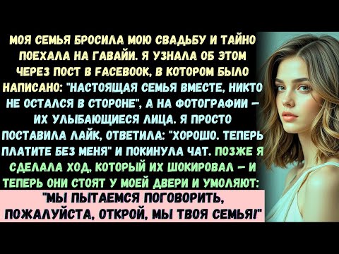 Видео: Моя семья предала меня в день моей свадьбы и тайно улетела на Гавайи  Я узнала об этом, когда увидел