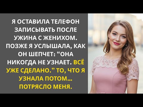 Видео: Мой жених не знал, что мой телефон записывает, когда я вышла принять душ; и что я узнала...