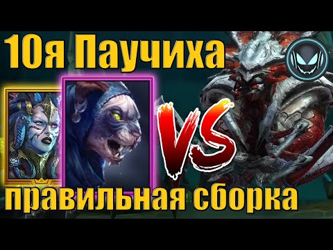 Видео: 🕷️Акемтум с Митралой против 10й Паучихи на авто, кач корма без фейлов | Gray plays | Raid SL