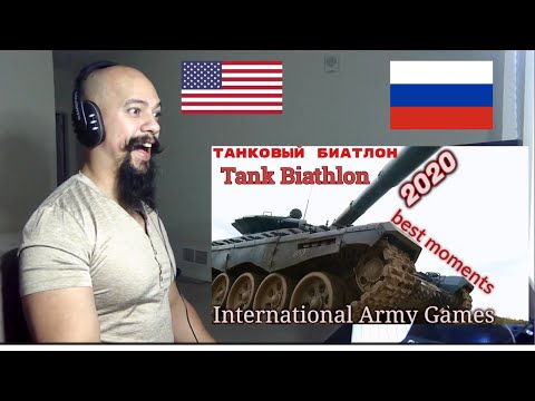 Видео: American Reacting to Танковый биатлон 2020 лучшие моменты | Tank Biathlon 2020 Best Moments