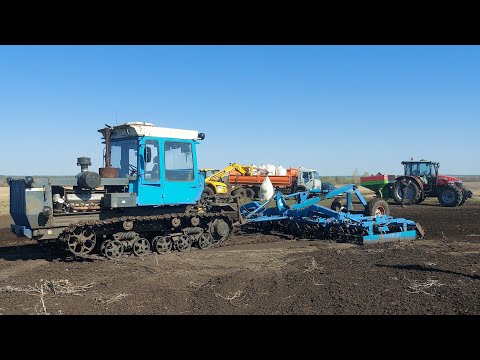 Видео: Гусеничный трактор ХТЗ сново рвётся в бой. Посевную 2023 заканчиваем, открываем сезон опрыскивания.