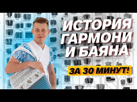 Видео: ИСТОРИЯ ГАРМОНИ И БАЯНА ЗА 30 МИНУТ // Инструмент покоривший миллионы