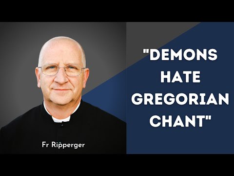 Видео: Отец Риппергер: «Демоны НЕНАВИДЯТ григорианское пение!» — Интервью с экзорцистом
