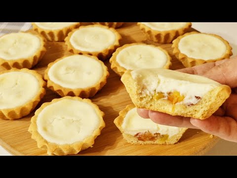 Видео: Тарталетки с кремом-суфле./ Рецепт тарта / Десерт