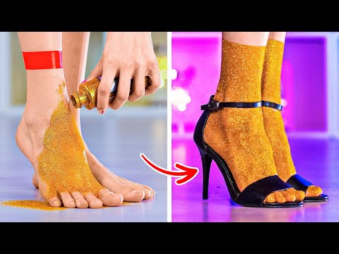Видео: НЕВЕРОЯТНЫЕ ПОДЕЛКИ И ЛАЙФХАКИ ДЛЯ ОБУВИ И ДЛЯ НОГ, КОТОРЫЕ НУЖНО ОБЯЗАТЕЛЬНО УВИДЕТЬ