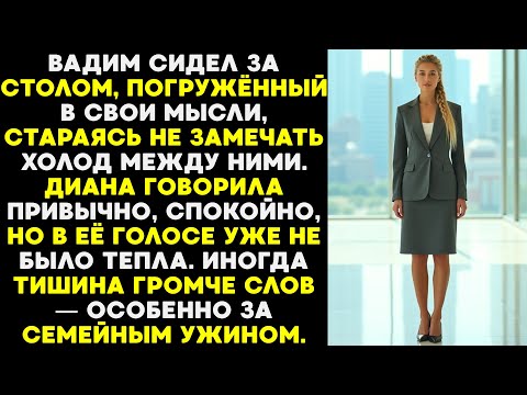Видео: Вадим молча ужинал, а в воздухе витала тишина — холодная и тяжелее любых слов.