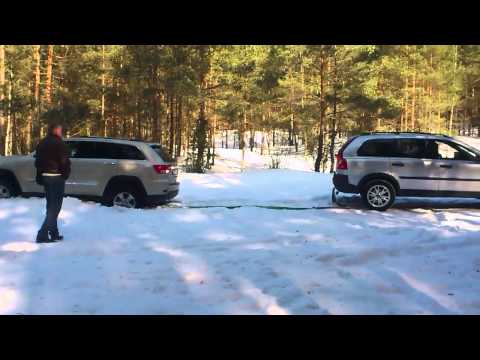 Видео: Покатушки 10MAR2013 / Mitsubishi Outlander XL2 / Volvo XC90 / Jeep WK2