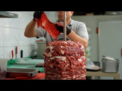 Видео: Как приготовить лучший турецкий донер-кебаб | Турецкая уличная еда