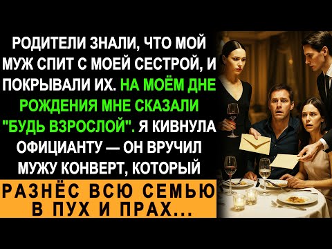 Видео: На Дне Рождения Все Знали Что Муж Спит С Сестрой — Сказали 'Будь Взрослой' — Я Вручила Им Это...