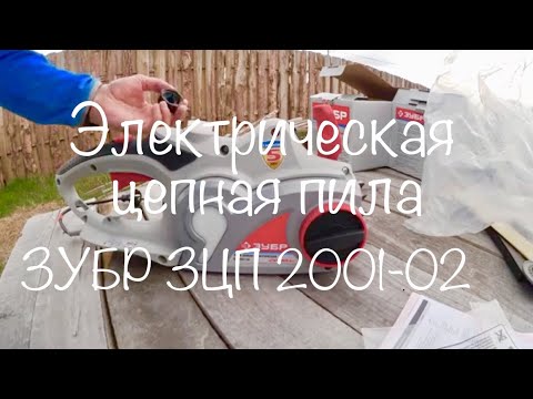 Видео: Обзор. Электрическая пила Зубр ЗЦП-2001-02. Часть 1. Первый пуск