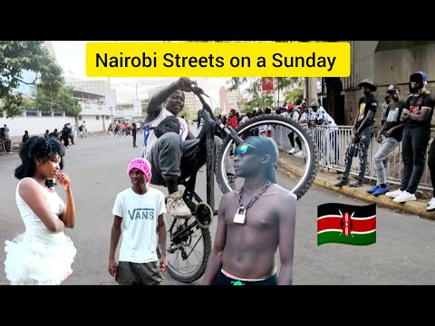 Видео: Что молодёжь Найроби, Кения, делает на улицах в воскресенье (выходные)! Меня это шокировало 🙌