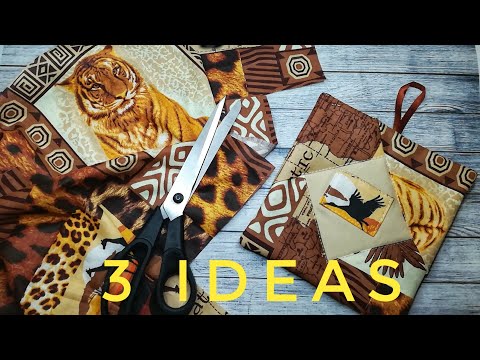Видео: Как сшить классные прихватки для кухни 3 идеи | МК #шьюприхватку #каксшитьприхватку #md_шьет