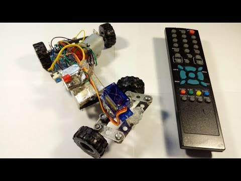 Видео: КАК СДЕЛАТЬ МАШИНКУ С УПРАВЛЕНИЕМ от ИК пульта ЛЮБОГО ТЕЛЕВИЗОРА / How to make a car with IR control