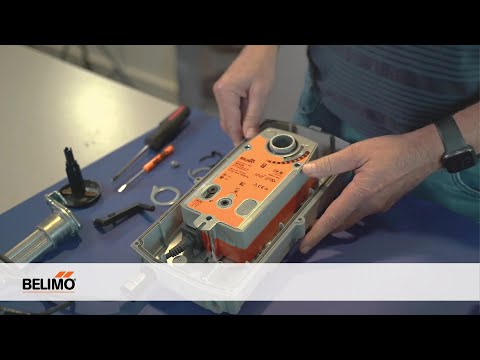 Видео: Как изменить положение отказа на приводе заслонки AFX/NFX
