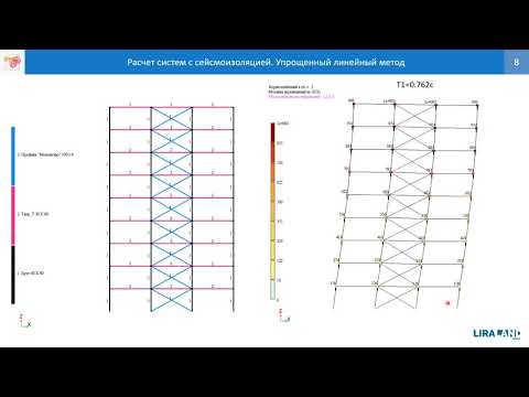 Видео: Моделирование сейсмоизоляторов в ЛИРА-САПР