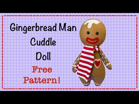 Видео: Кукла Пряничный человечек || Рождественский проект || Полное руководство и БЕСПЛАТНЫЙ шаблон!