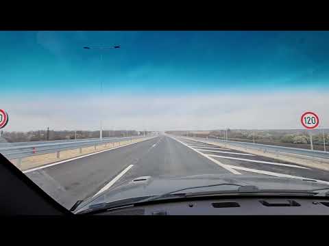 Видео: Новият участък от магистралата за Видин между Скомля и Срацимирово - new highway to Vidin