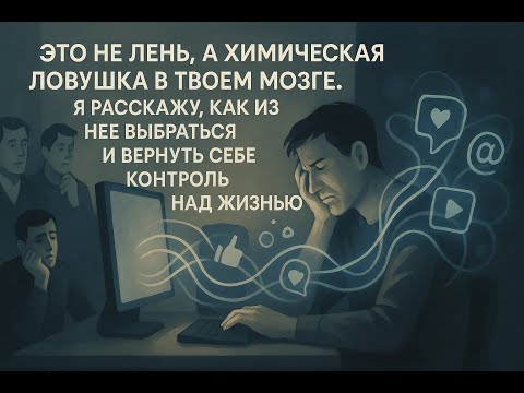 Видео: Ты не ленив. Твой мозг попал в дофаминовую ловушку, и вот как я вернул себе контроль над жизнью