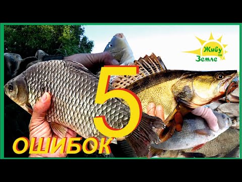 Видео: 5 ОШИБОК.  Мешающих Рыбалке. 5 Важных Причин