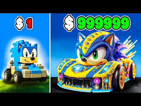 Видео: Машинки SONIC LEGO стоимостью от 1 до 1 000 000 долларов в GTA 5