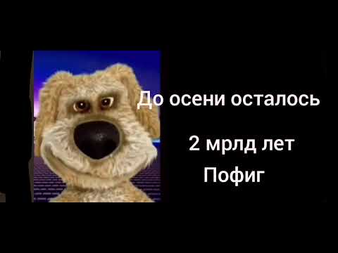 Видео: До осени осталось? Это... грустные Бена лицы