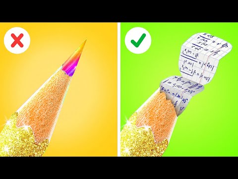 Видео: 🏫 Я ПРОТИВ УЧИТЕЛЯ! Смешные школьные лайфхаки и гениальные DIY трюки для выживания! от 123GO!