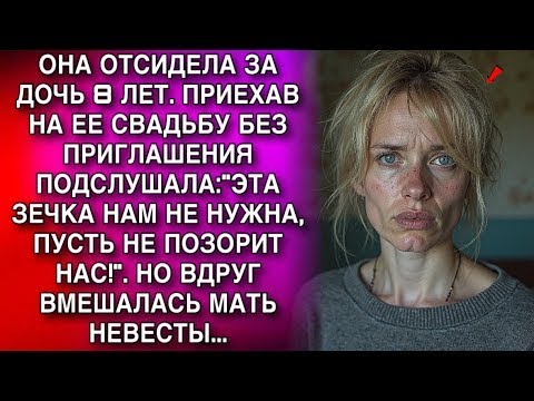 Видео: ОНА ОТСИДЕЛА ЗА ДОЧЬ 8 ЛЕТ. ПРИЕХАВ НА ЕЕ СВАДЬБУ БЕЗ ПРИГЛАШЕНИЯ ПОДСЛУШАЛА-ЭТА ЗЕЧКА НАМ НЕ НУЖНА.