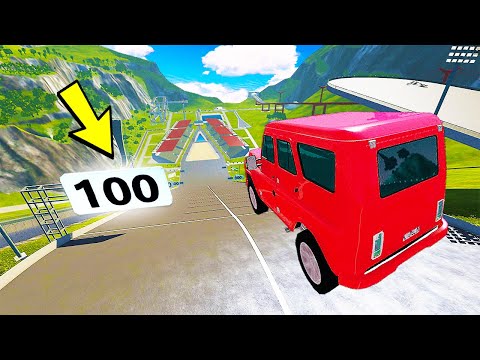 Видео: КТО ДАЛЬШЕ ПРЫГНЕТ ЧЕЛЛЕНДЖ! ПРЫГНУЛ НА АНТИГЕЛИКЕ С ТРАМПЛИНА В BEAMNG DRIVE МОДЫ ИГРЫ ВИДЕО MODS