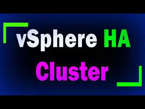 Видео: Кластер vSphere HA / Высокая доступность приложений