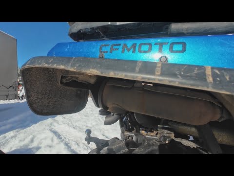 Видео: CForce 500, доработка выхлопной, установка флейты