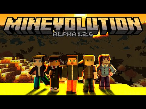 Видео: MinEvolution - Стрим #1 - Начало приключений, создание поселения, возвращение Саши и древняя эра