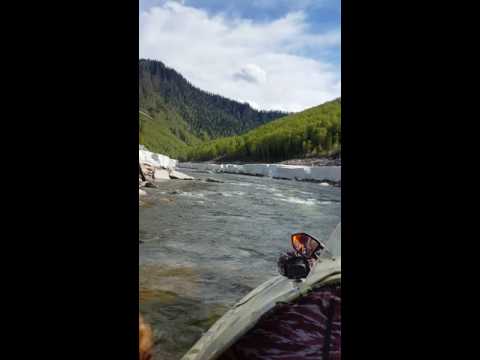 Видео: Кантегир порог Инсуг Пиранья 6к 2016