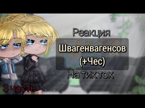 Видео: Реакция Швагенвагенсов (+Чес) на тик ток//3 часть
