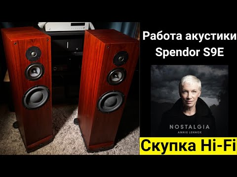 Видео: Скупка аудиотехники hi-fi, проверка работы Spendor S9E музыка nostalgia annie lennox