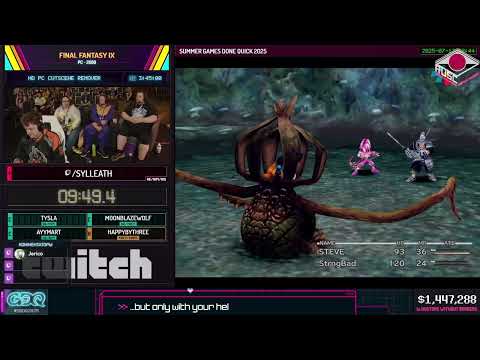 Видео: [RU] Final Fantasy IX HD [PC CutScene Remover] от @Sylleath - #SGDQ2025