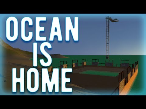 Видео: Новый бассейн для нового замка - Ocean is Home: Survival island