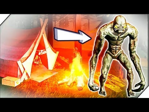 Видео: МОНСТР РЕЙК СТАЛ ХИТРЕЕ - Rake Monster Hunter. Хоррор игры на андроид