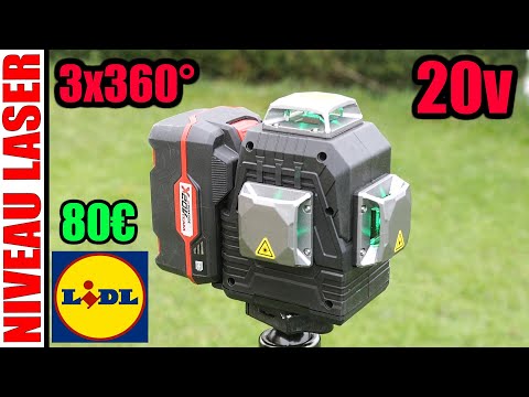 Видео: LIDL лазерный уровень 3x360° PARKSIDE PERFORMANCE PKLLP  3360 A1 Laser Level