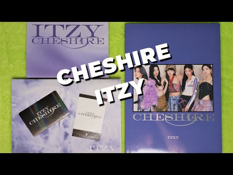 Видео: Распаковка ITZY Cheshire Лимитированная версия с картами от Soundwave | Limited Version unboxing