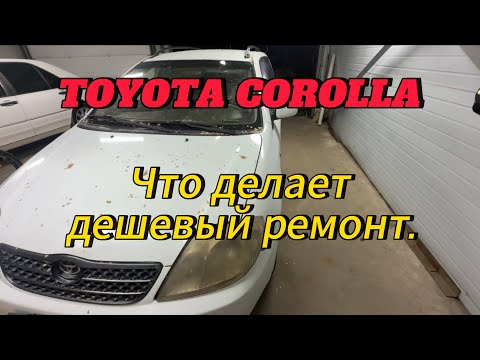 Видео: Вот что делает дешевый ремонт. Toyota corolla горит abs и srs.