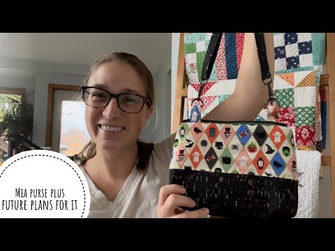Видео: Моя сумочка Мии на Хэллоуин, а также будущие проекты, которые я планирую реализовать по этой выкр...