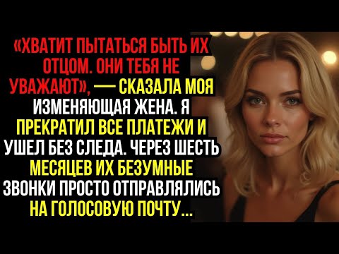 Видео: «Хватит пытаться быть их ОТЦОМ. ОНИ тебя НЕ УВАЖАЮТ», — сказала моя ИЗМЕНЯЮЩАЯ ЖЕНА. Я ПРЕКРАТИЛ...